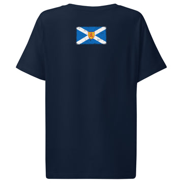 Scotland Flag Tee | Back Print | Women | Organic Cotton