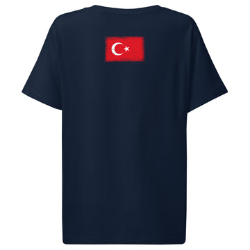 Turkey Flag Tee | Back Print | Women | Organic Cotton