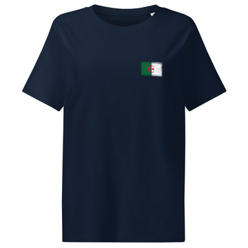 Algeria Flag Tee | Front | Women | Organic Cotton