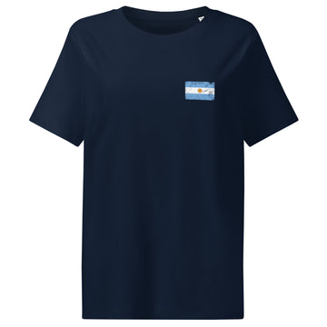 Argentina Flag Tee | Front | Women | Organic Cotton