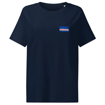 Cape Verde Flag Tee | Front | Women | Organic Cotton