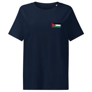 Jordan Flag Tee | Front | Women | Organic Cotton