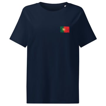Portugal Flag Tee | Front | Women | Organic Cotton