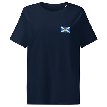 Scotland Flag Tee | Front | Women | Organic Cotton