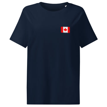 Canada Flag Tee | Front | Women | Organic Cotton