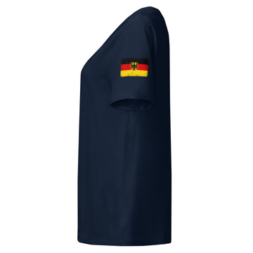 Germany Flag Tee | Sleeve Badge | Women | Organic Cotton