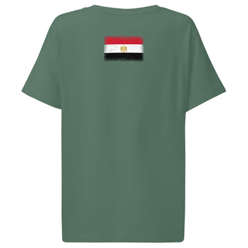 Egypt Flag Tee | Back Print | Women | Organic Cotton