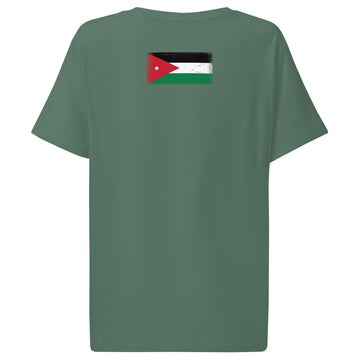 Jordan Flag Tee | Back Print | Women | Organic Cotton
