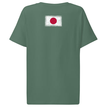 Japan Flag Tee | Back Print | Women | Organic Cotton
