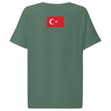 Turkey Flag Tee | Back Print | Women | Organic Cotton
