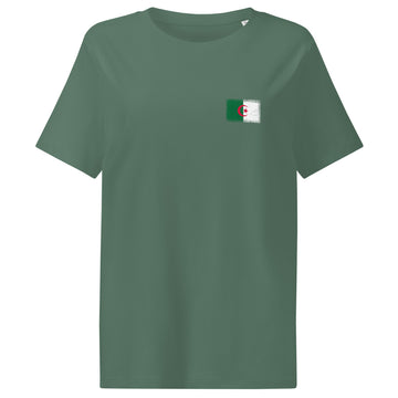 Algeria Flag Tee | Front | Women | Organic Cotton
