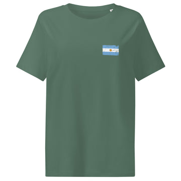 Argentina Flag Tee | Front | Women | Organic Cotton