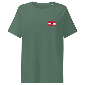 Austria Flag Tee | Front | Women | Organic Cotton