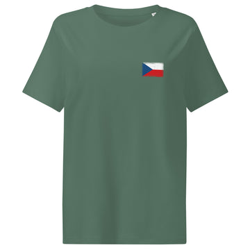 Czechia Flag Tee | Front | Women | Organic Cotton