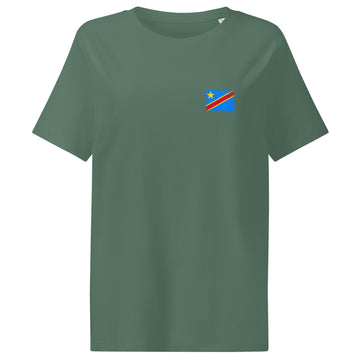 Congo Flag Tee | Front | Women | Organic Cotton