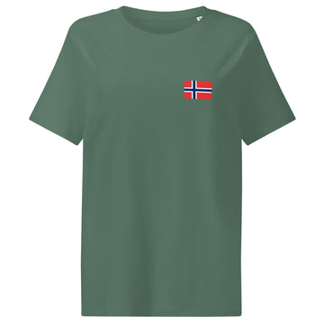 Norway Flag Tee | Front | Women | Organic Cotton
