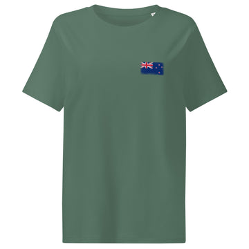 New Zealand Flag Tee | Front | Women | Organic Cotton