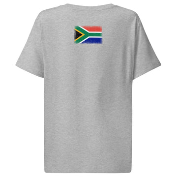 South Africa Flag Tee | Back Print | Women | Organic Cotton