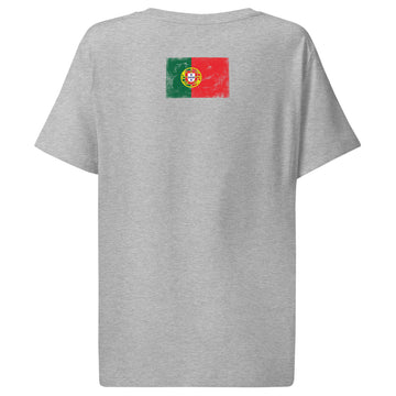 Portugal Flag Tee | Back Print | Women | Organic Cotton