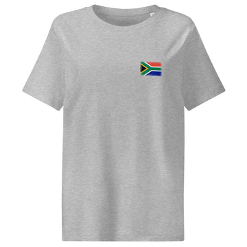South Africa Flag Tee | Front | Women | Organic Cotton