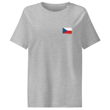 Czechia Flag Tee | Front | Women | Organic Cotton