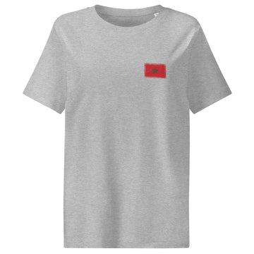 Morocco Flag Tee | Front | Women | Organic Cotton