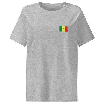 Senegal Flag Tee | Front | Women | Organic Cotton