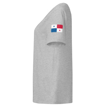 Panama Flag Tee | Sleeve Badge | Women | Organic Cotton