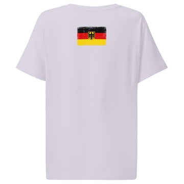 Germany Flag Tee | Back Print | Women | Organic Cotton