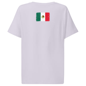 Mexico Flag Tee | Back Print | Women | Organic Cotton