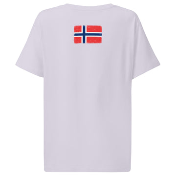 Norway Flag Tee | Back Print | Women | Organic Cotton