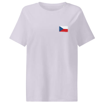 Czechia Flag Tee | Front | Women | Organic Cotton