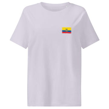 Ecuador Flag Tee | Front | Women | Organic Cotton