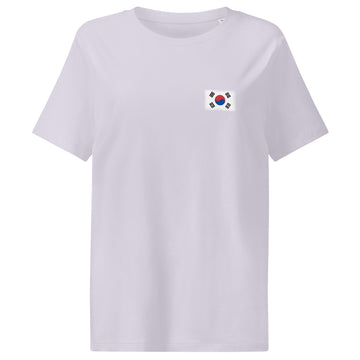 South Korea Flag Tee | Front | Women | Organic Cotton