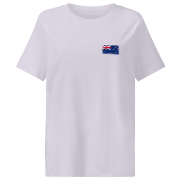New Zealand Flag Tee | Front | Women | Organic Cotton