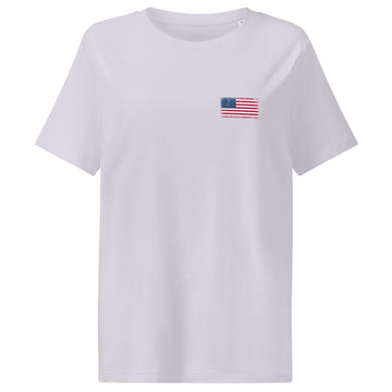 Uruguay Flag Tee | Front | Women | Organic Cotton