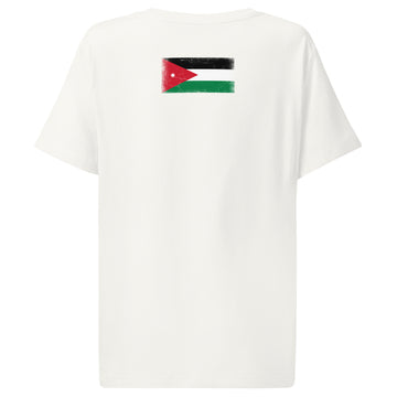 Jordan Flag Tee | Back Print | Women | Organic Cotton