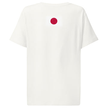 Japan Flag Tee | Back Print | Women | Organic Cotton