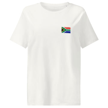 South Africa Flag Tee | Front | Women | Organic Cotton