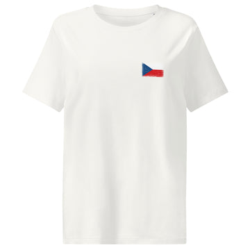 Czechia Flag Tee | Front | Women | Organic Cotton
