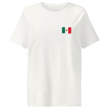 Mexico Flag Tee | Front | Women | Organic Cotton