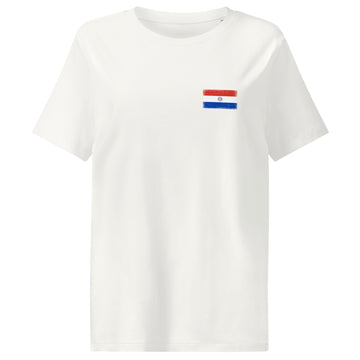 Paraguay Flag Tee | Front | Women | Organic Cotton