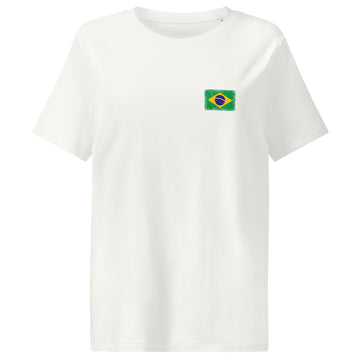 Brasil Flag Tee | Front | Women | Organic Cotton