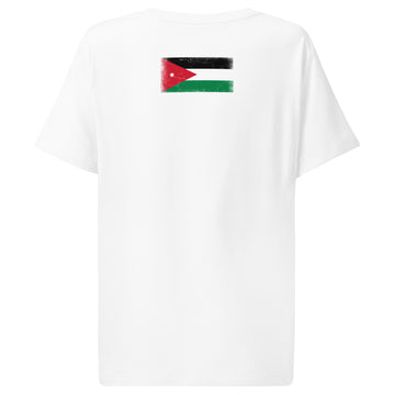 Jordan Flag Tee | Back Print | Women | Organic Cotton