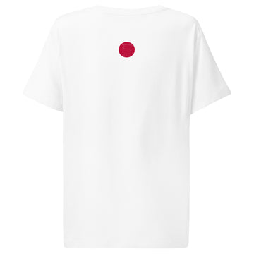 Japan Flag Tee | Back Print | Women | Organic Cotton
