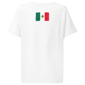 Mexico Flag Tee | Back Print | Women | Organic Cotton