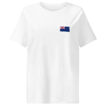 New Zealand Flag Tee | Front | Women | Organic Cotton