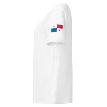 Panama Flag Tee | Sleeve Badge | Women | Organic Cotton