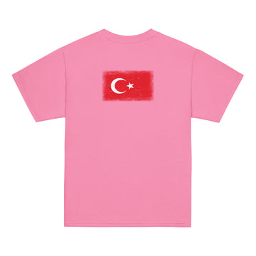 Turkey Flag Tee | Back Print | Kids | Youth Cotton