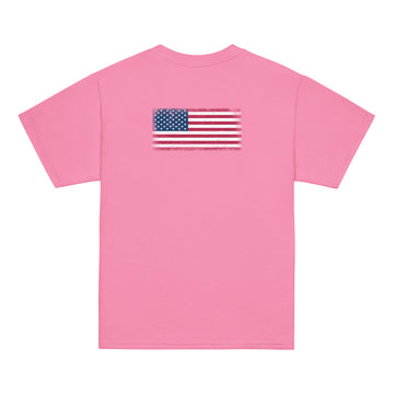 USA Flag Tee | Back Print | Kids | Youth Cotton